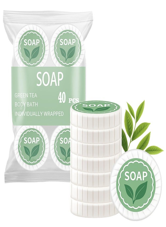 Lagincig 40PCS Mini Soap Bars Bulk Shower Steamers Camping Travel Size Individually Wrapped Hotel Guest Toiletries Essentials for Guest Bathroom Airbnb - Image 1